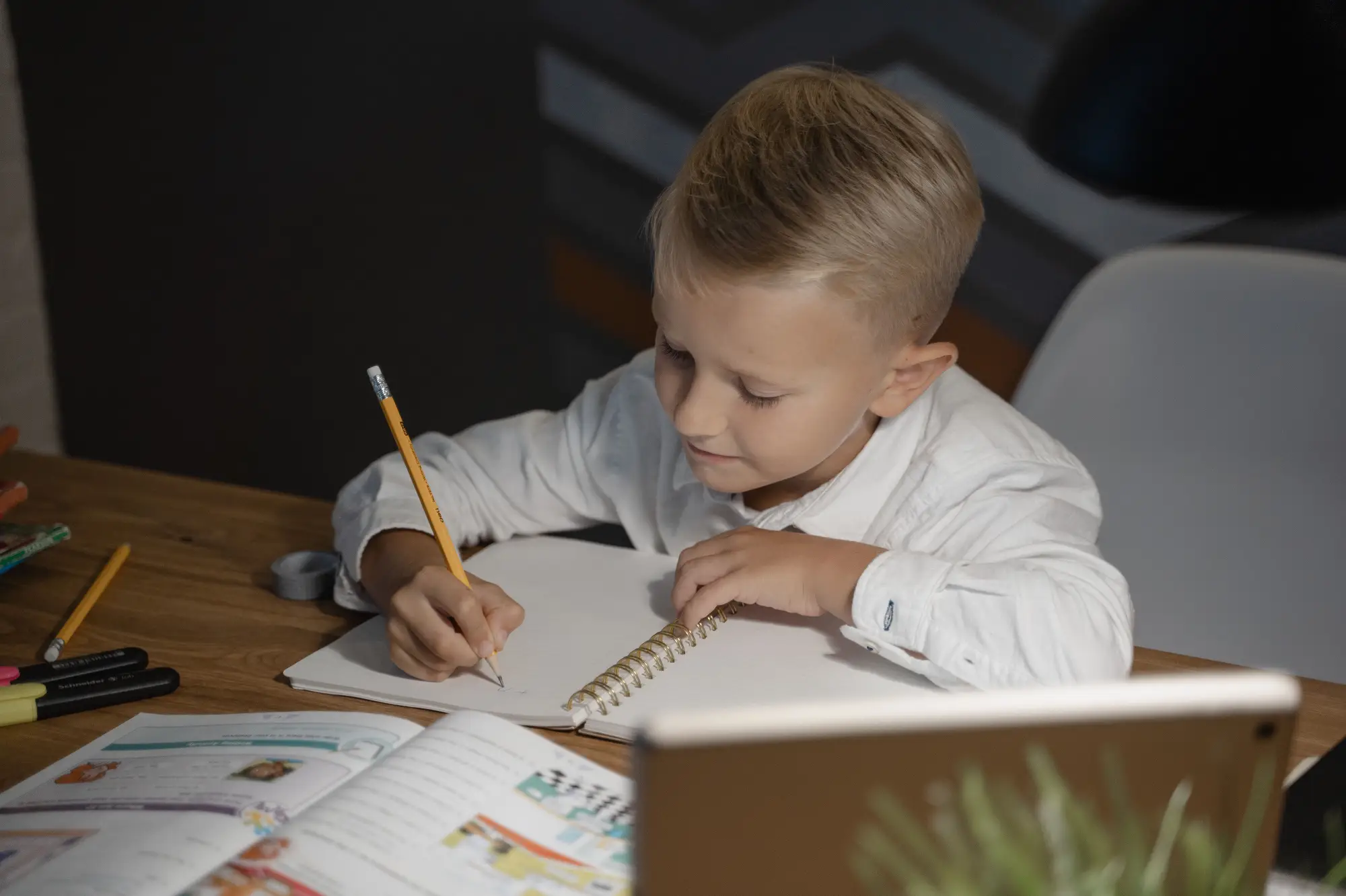 Child in an education setting